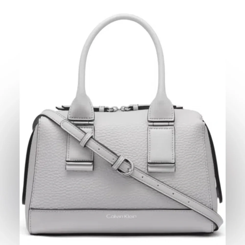 Calvin Klein Light Gray Satchel - Picture 2 of 16
